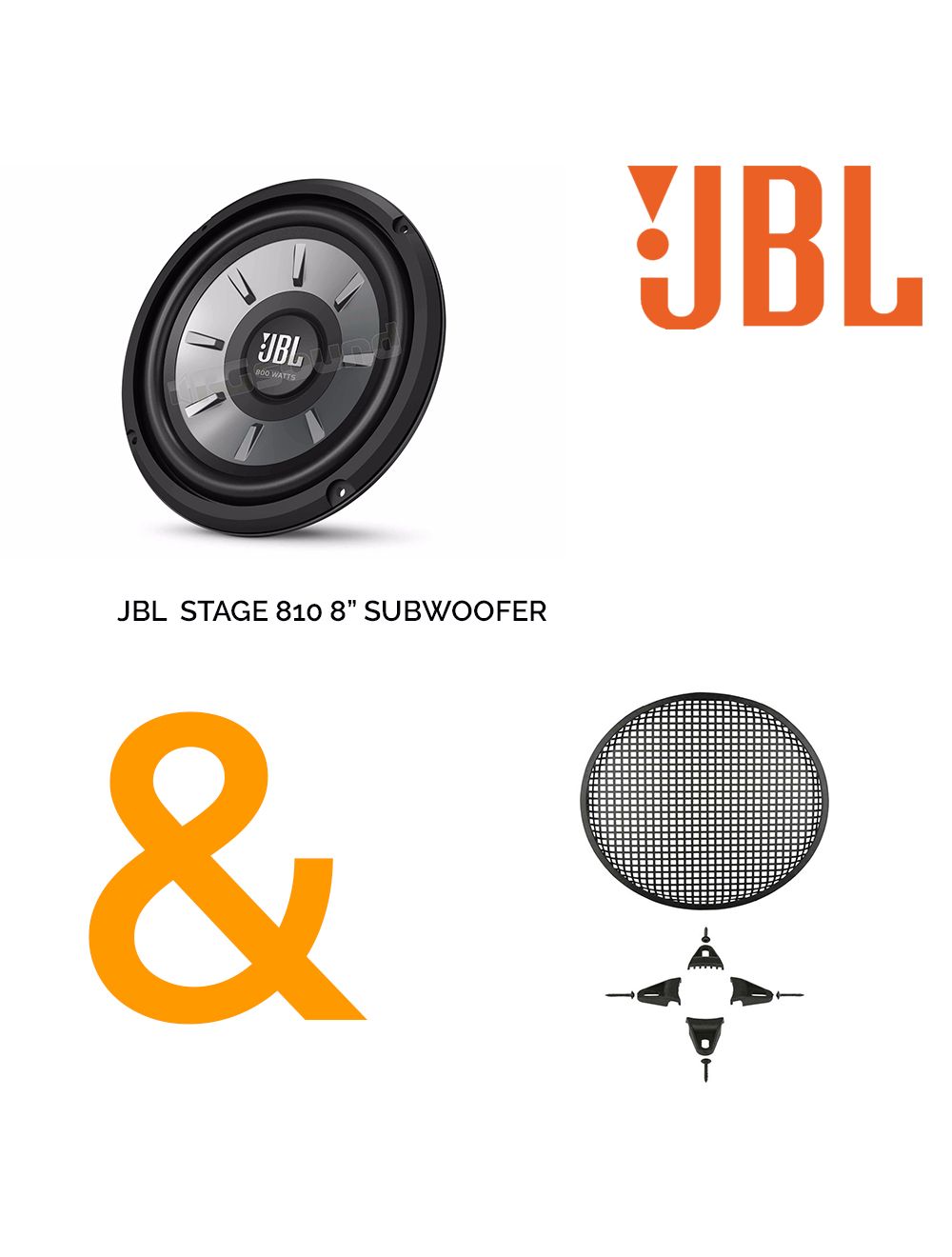 JBL STAGE810 8' Car Audio Subwoofer