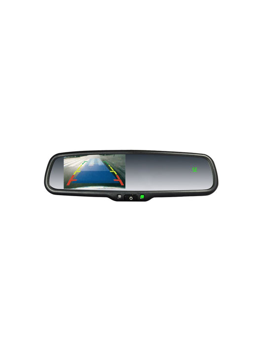 CrimeStopper SV-9156.C OEM Replacement Style Mirror with 4.3" LCD Screen and Compass (SV9156C)