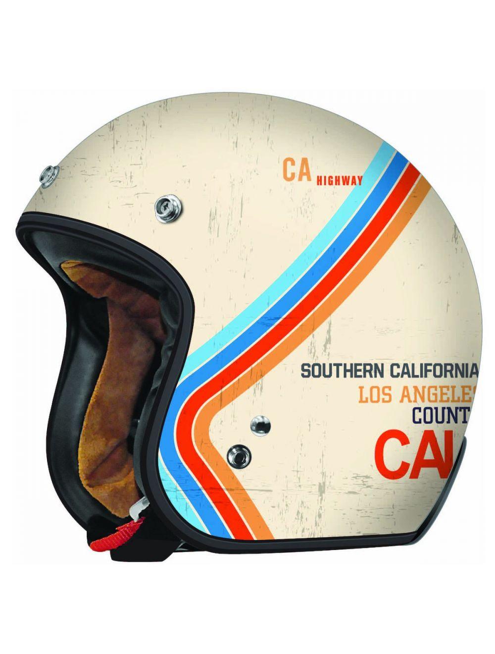 Torc T-50 T5020PF Pacific Open Face 3/4 Motorcycle Helmet