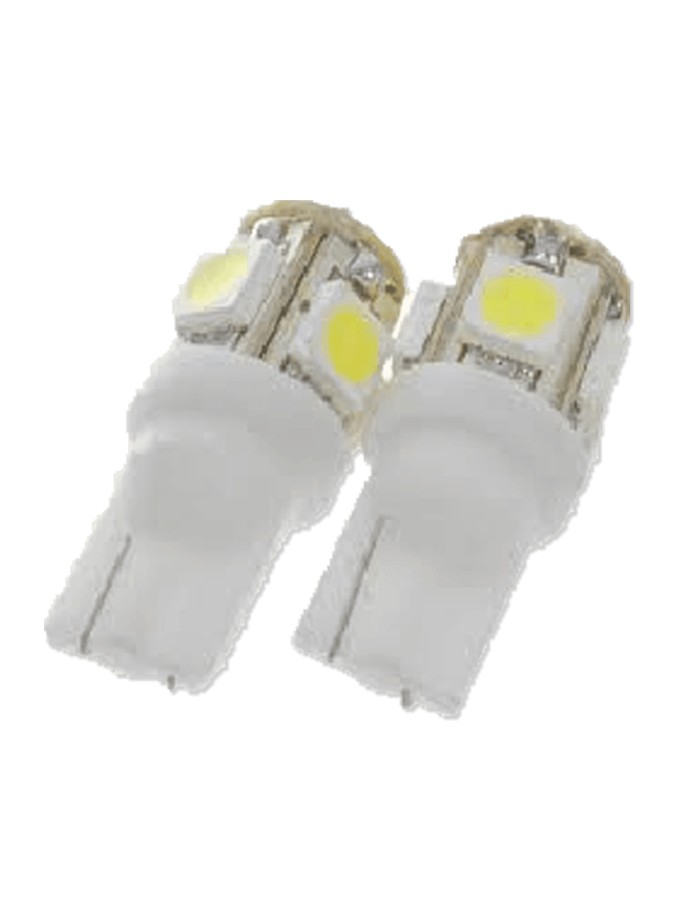 Luminous T10-5SMD5050-YL 5 SMD LED 5050, 3528 Base - Yellow (Pair)