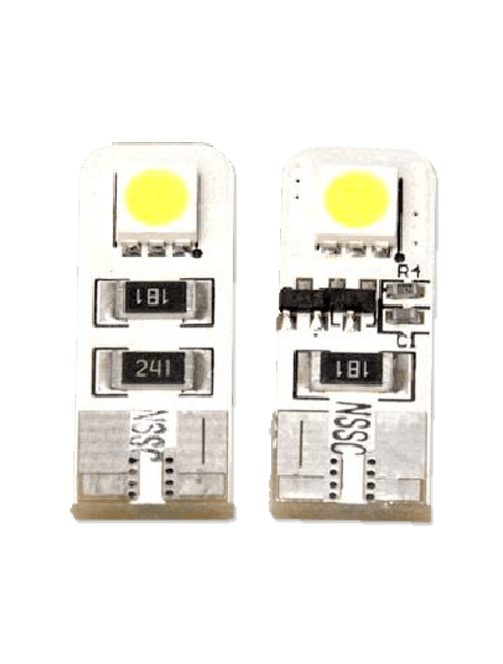 Luminous T10-BU2SMD5050-BL 2 LED Canbus 5050, 3528 Base - Blue (Pair)