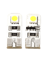 Luminous T10-BU2SMD5050-WH 2 LED Canbus 5050, 3528 Base - White (Pair)