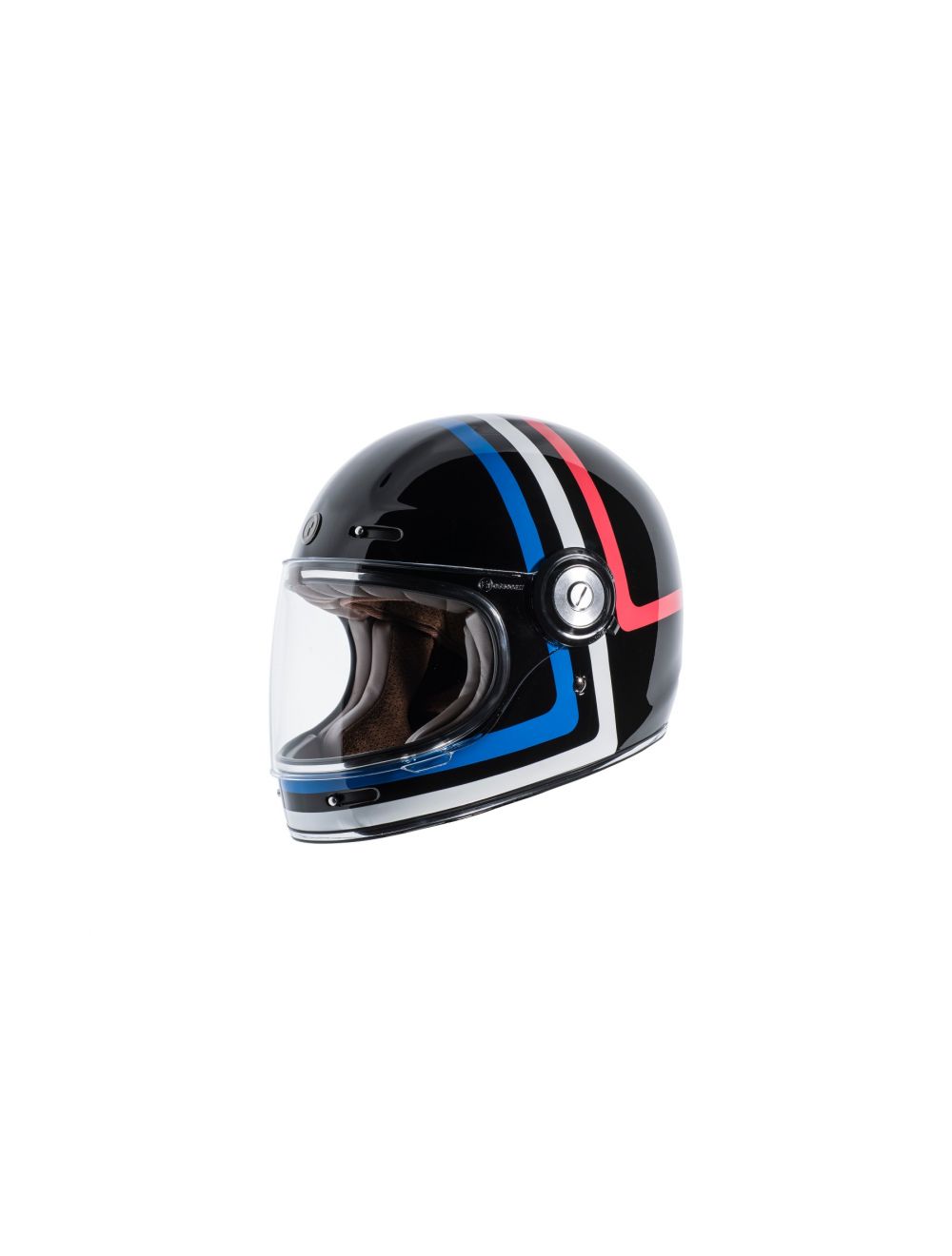 TORC T105AMT22 T-1 Retro Full Face Helmet [Americana Tron Graphic] (Small)