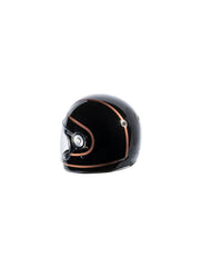 TORC T105COP22 T-1 Retro Full Face Helmet [Copper Pin Graphic] (Small)