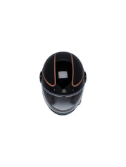 TORC T105COP23 T-1 Retro Full Face Helmet [Copper Pin Graphic] (Medium)