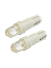 Luminous T5-1LEDROUND-WH 1 T5 Round LED, 3528 Base - White (Pair)