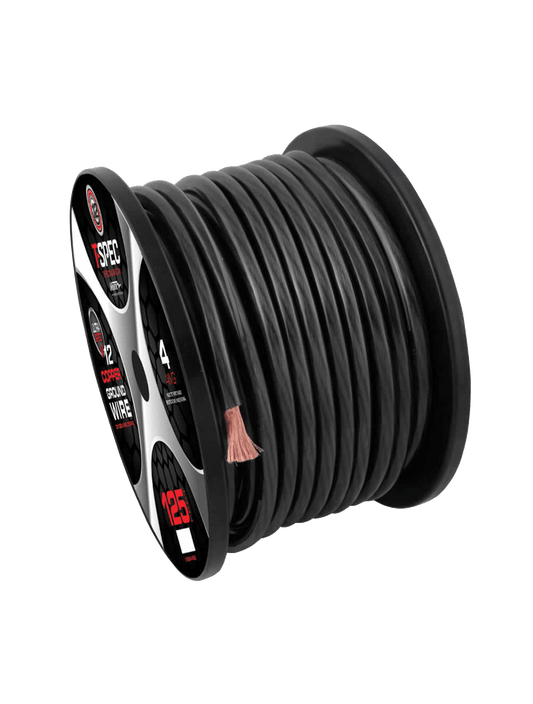 T-Spec V12GW-475 75' 4 AWG V12 Series Power Wire - Smoked