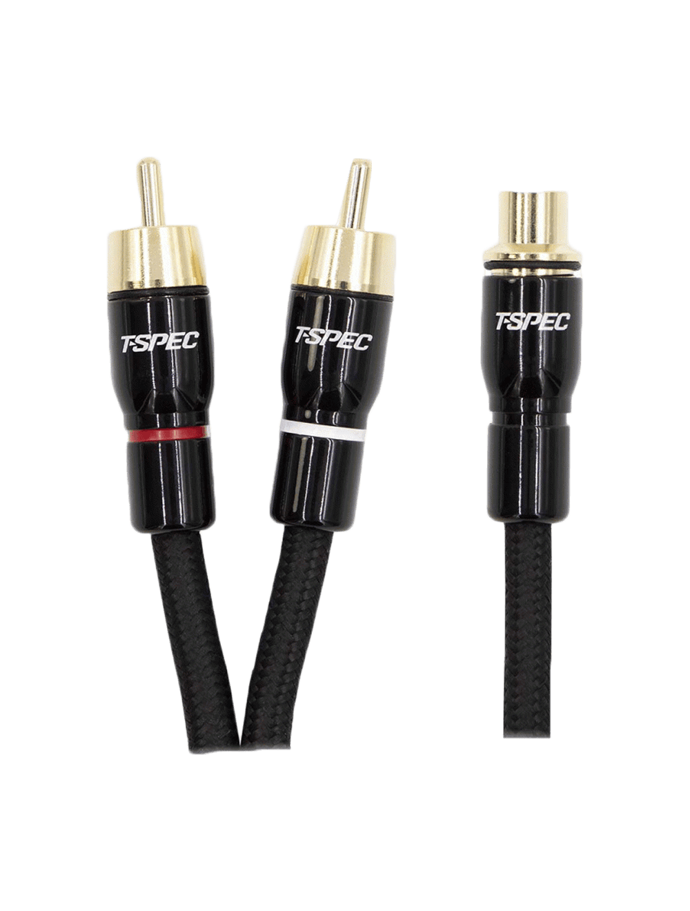 T-Spec V16RCA-Y1 V16 Series RCA Audio Cables - 1 Female 2 Males