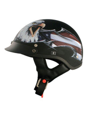 Torc V53115USA21 VCAN Cruiser Half Shell Helmet