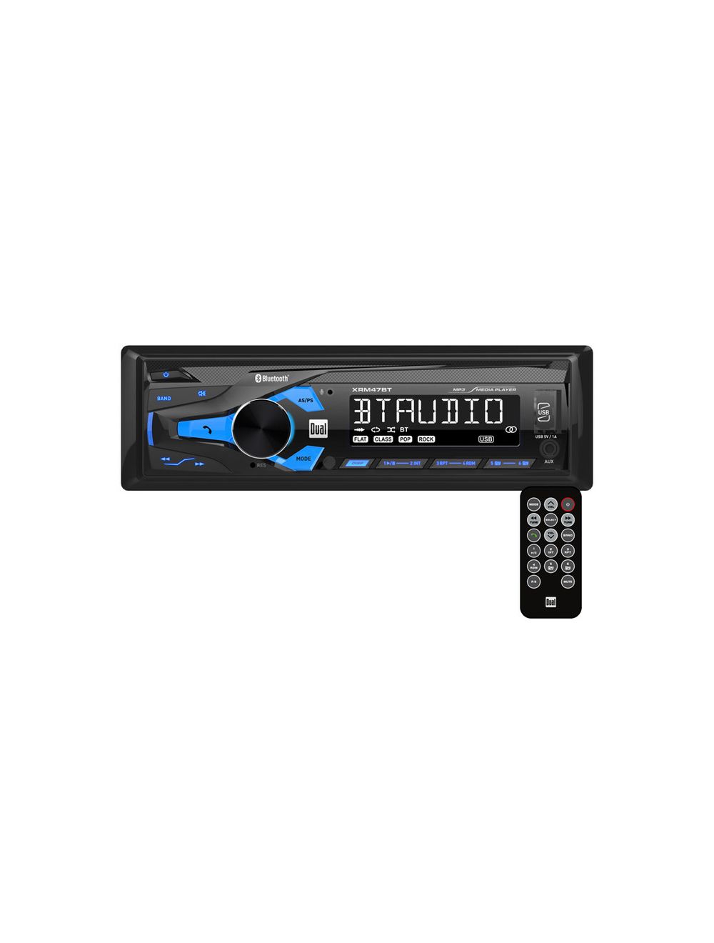 Dual Audio Video XRM47BT Digital Media Receiver with Bluetooth