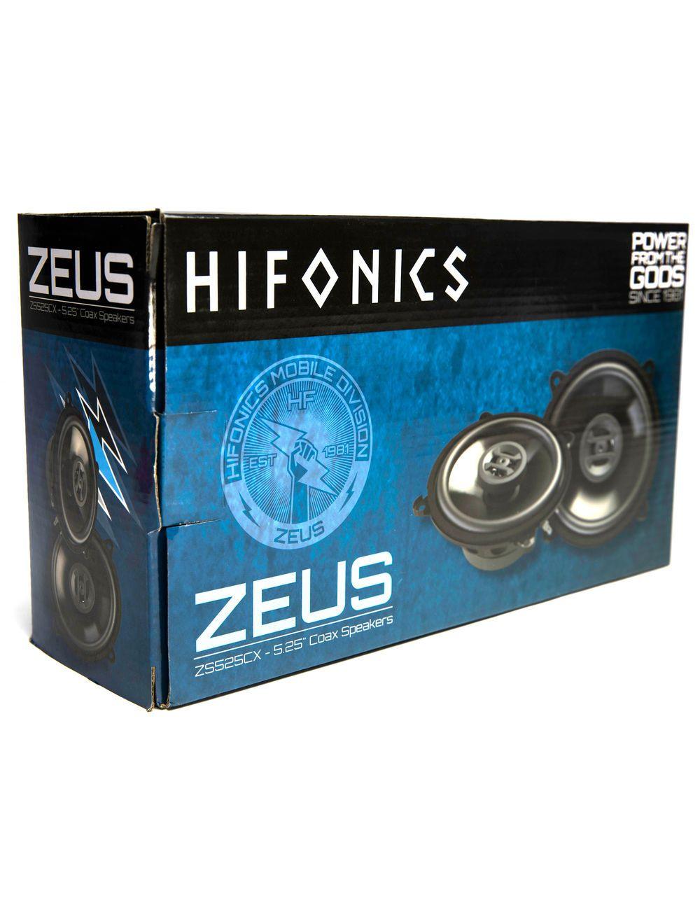 Hifonics ZS525CX 5.25 inch Zeus Series car audio coaxial speaker system